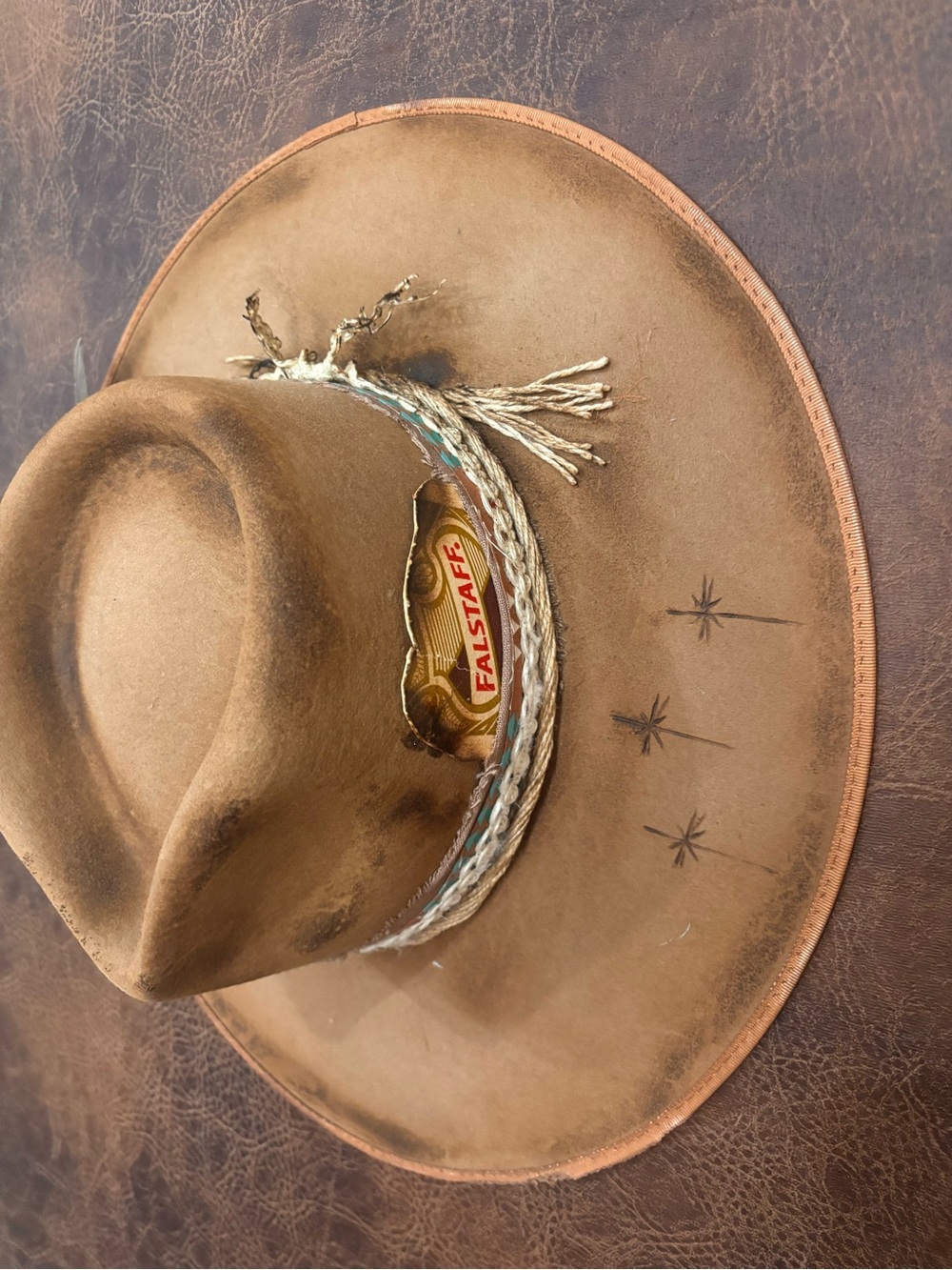 Custom made cowboy hat - Picture 6 of 7